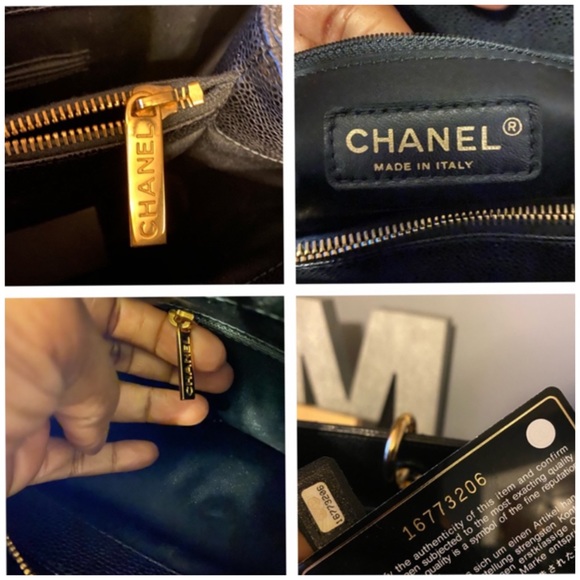 SHARING RARE CHANEL GST XL Caviar Quilted Bag 💗💕 - Picture 3 of 12